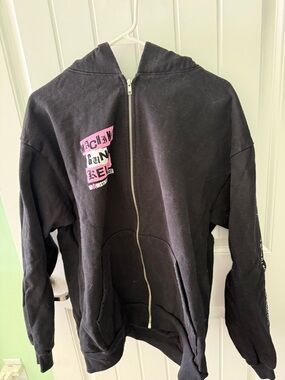 MGK Mainstream Sellout 2022 Tour Black Zip-Up Hoodie